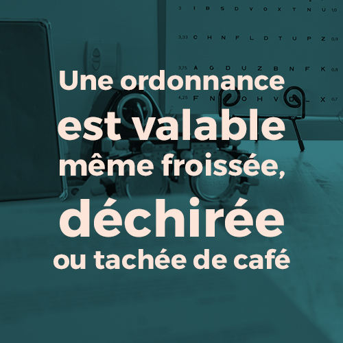combien de temps est valable une ordonnance lunettes ?