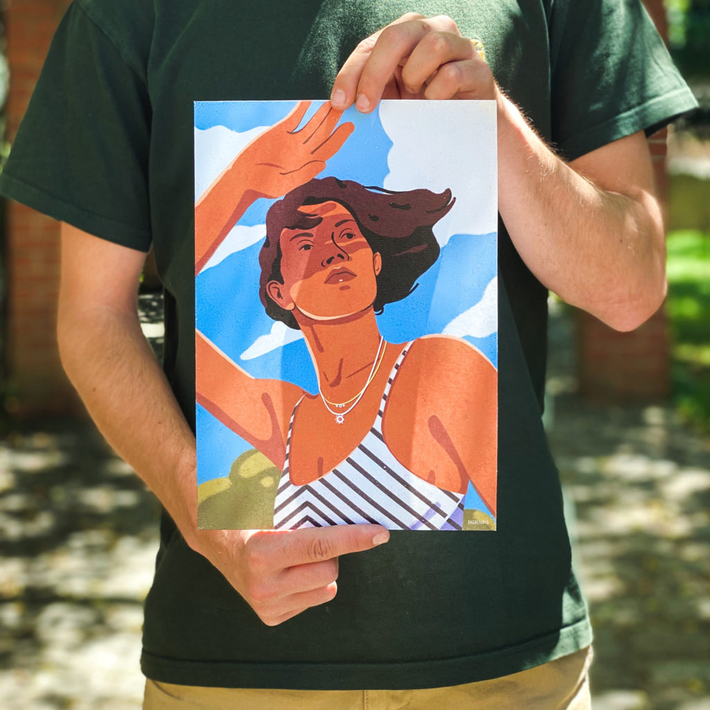 collab estival fagostudio x lunettes au Logis