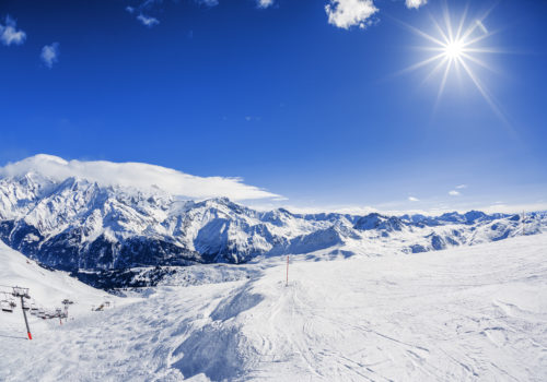 Le soleil à la montagne